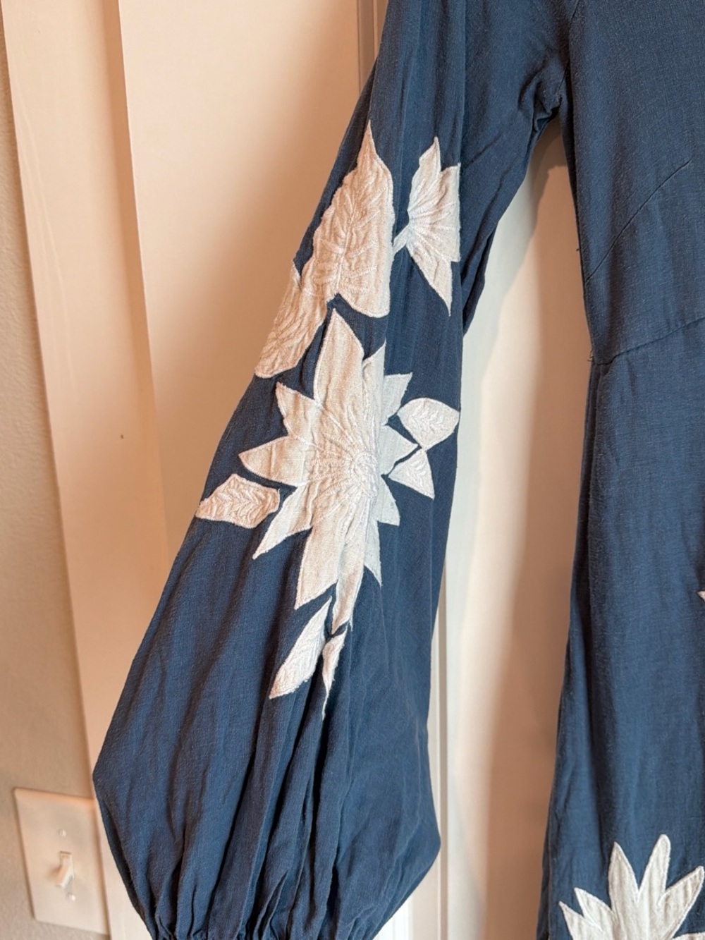 Farm Rio Embroidered Long-Sleeve Dress - Picture 5 of 5